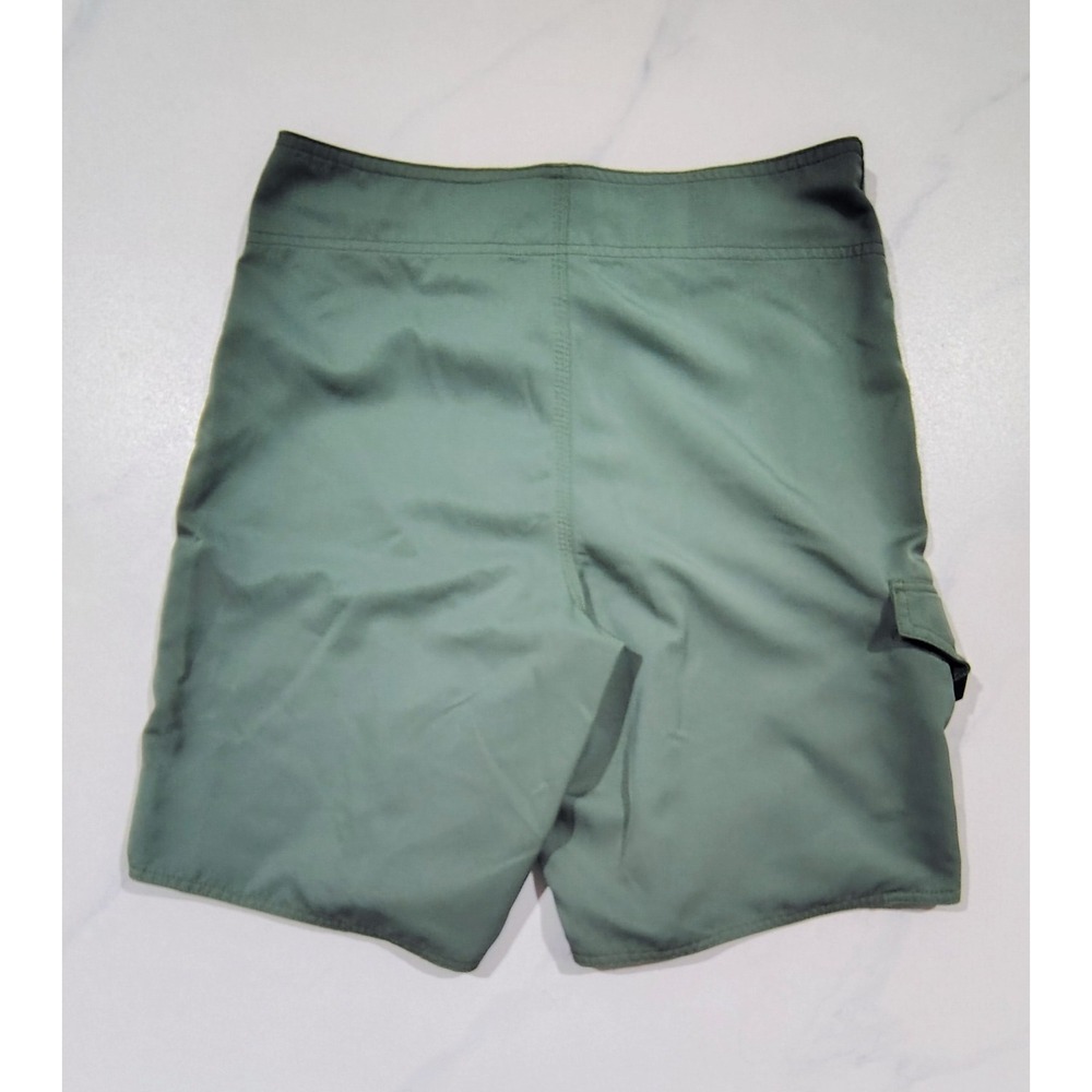 DA HUI Men's Unlined Board Shorts Green Cargo Pocket Size  30 x 10 In - Picture 7 of 11